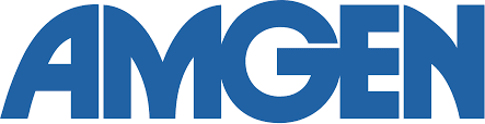 A blue logo of the letter m and g